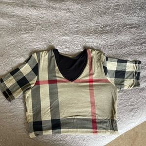Burberry Women’s Classic Reversible Checked T-shirt